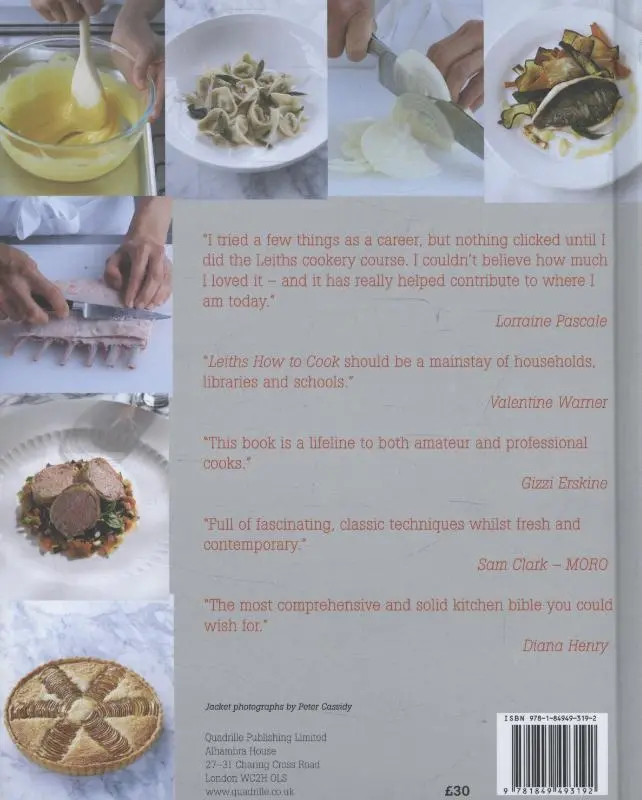 Rückseite: 9781849493192 | Leith's How to Cook | Leiths School of Food and Wine | Buch | Gebunden