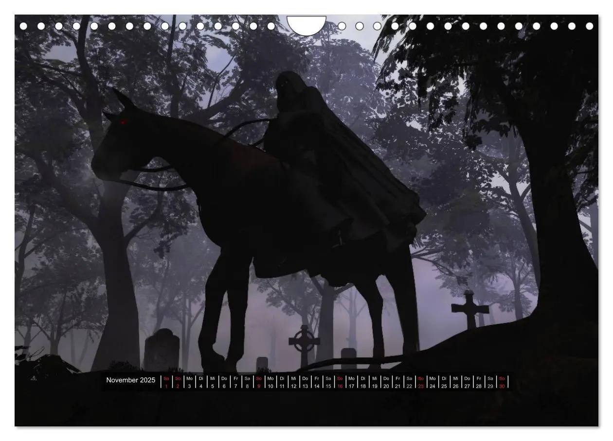 Bild: 9783435683192 | Welten der Nacht - Gothic und Dark Art (Wandkalender 2025 DIN A4...