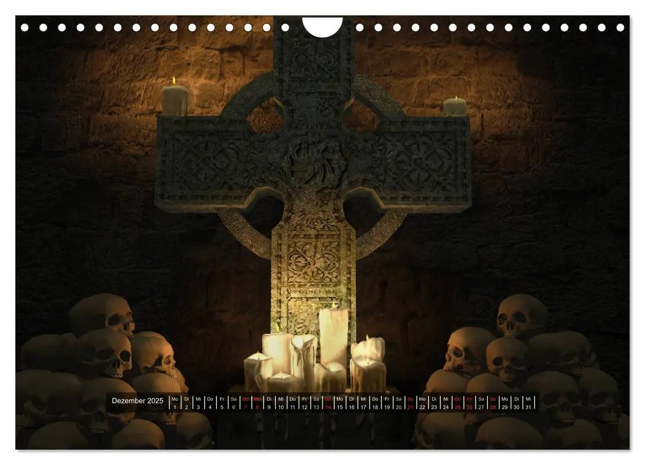 Bild: 9783435683192 | Welten der Nacht - Gothic und Dark Art (Wandkalender 2025 DIN A4...