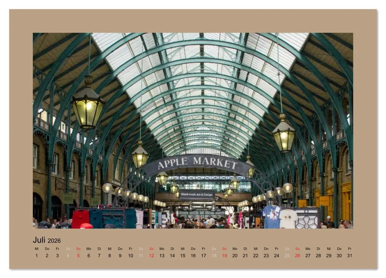 Bild: 9783516173192 | London (Wandkalender 2026 DIN A3 quer), CALVENDO Monatskalender | Koch