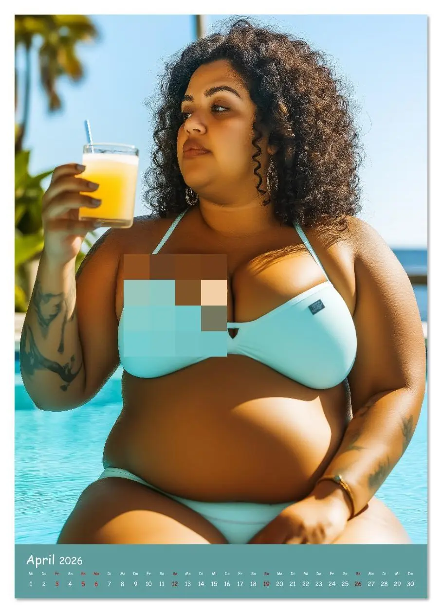 Bild: 9783516243192 | Curvy Pin-up Girls - Verführerische Rundungen am Pool (Wandkalender...