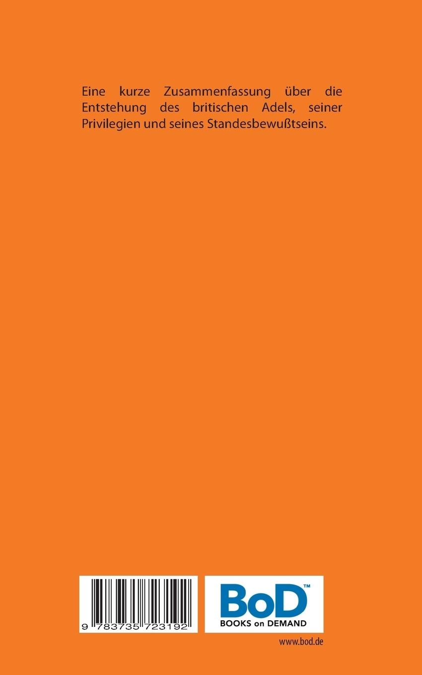 Rückseite: 9783735723192 | Adel und Ritterschaft in England | Rudolf von Gneist | Taschenbuch