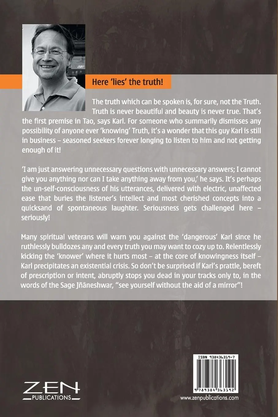 Rückseite: 9789384363192 | The Lies About Truth | Karl Renz | Taschenbuch | Paperback | Englisch
