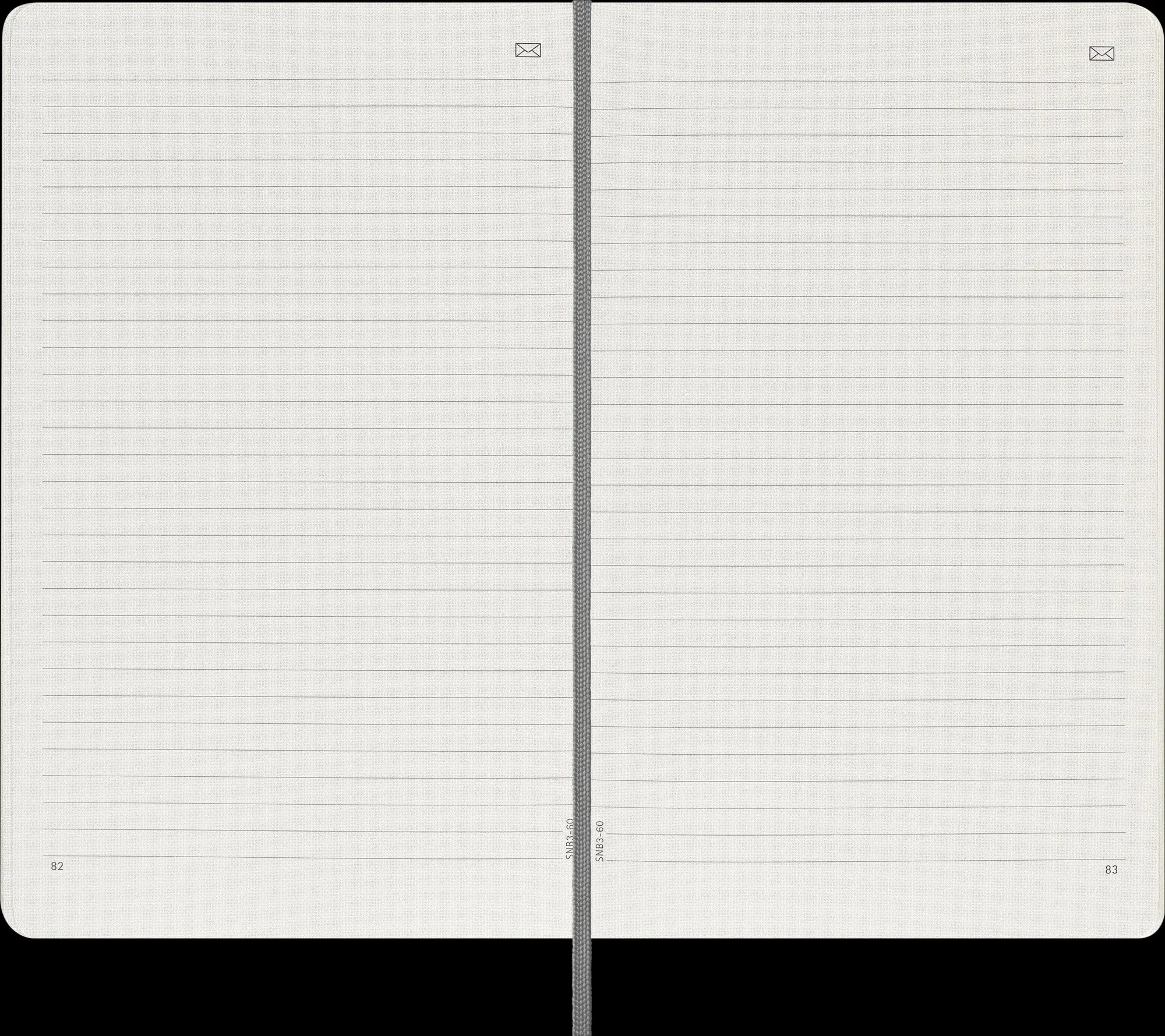 Bild: 8056598853292 | Moleskine Smart Notebook, Large, Ruled, Black, Soft Cover (5 x 8.25)