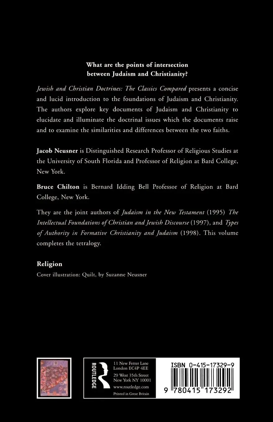 Rückseite: 9780415173292 | Jewish and Christian Doctrines | The Classics Compared | Taschenbuch