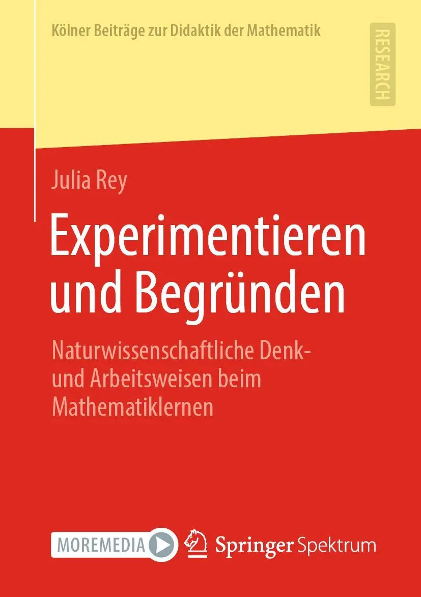 Cover: 9783658353292 | Experimentieren und Begründen | Julia Rey | Taschenbuch | xxx | 2021