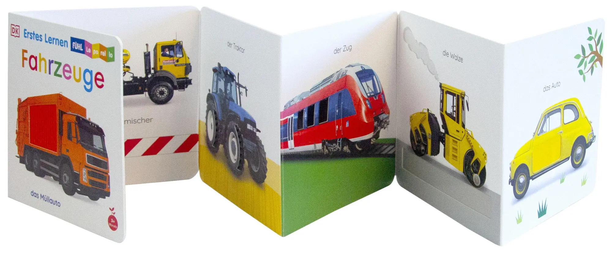Bild: 9783831053292 | Erstes Lernen Fühl-Leporello. Fahrzeuge | DK Erstes Lernen | Buch