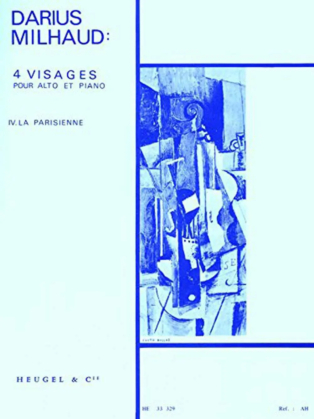 Cover: 9790047333292 | Quatre Visages Op.238 No.4 - La Parisienne | Darius Milhaud | Buch