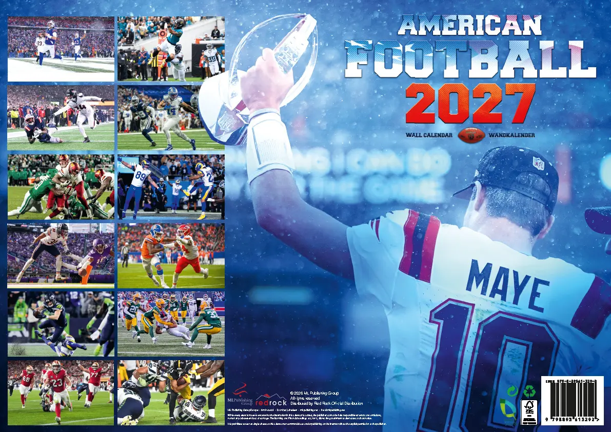 Bild: 9798893613292 | American Football NFL Kalender 2027 | NFL Kalender | Mahomes (u. a.)