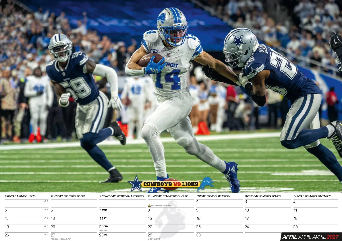 Bild: 9798893613292 | American Football NFL Kalender 2027 | NFL Kalender | Mahomes (u. a.)