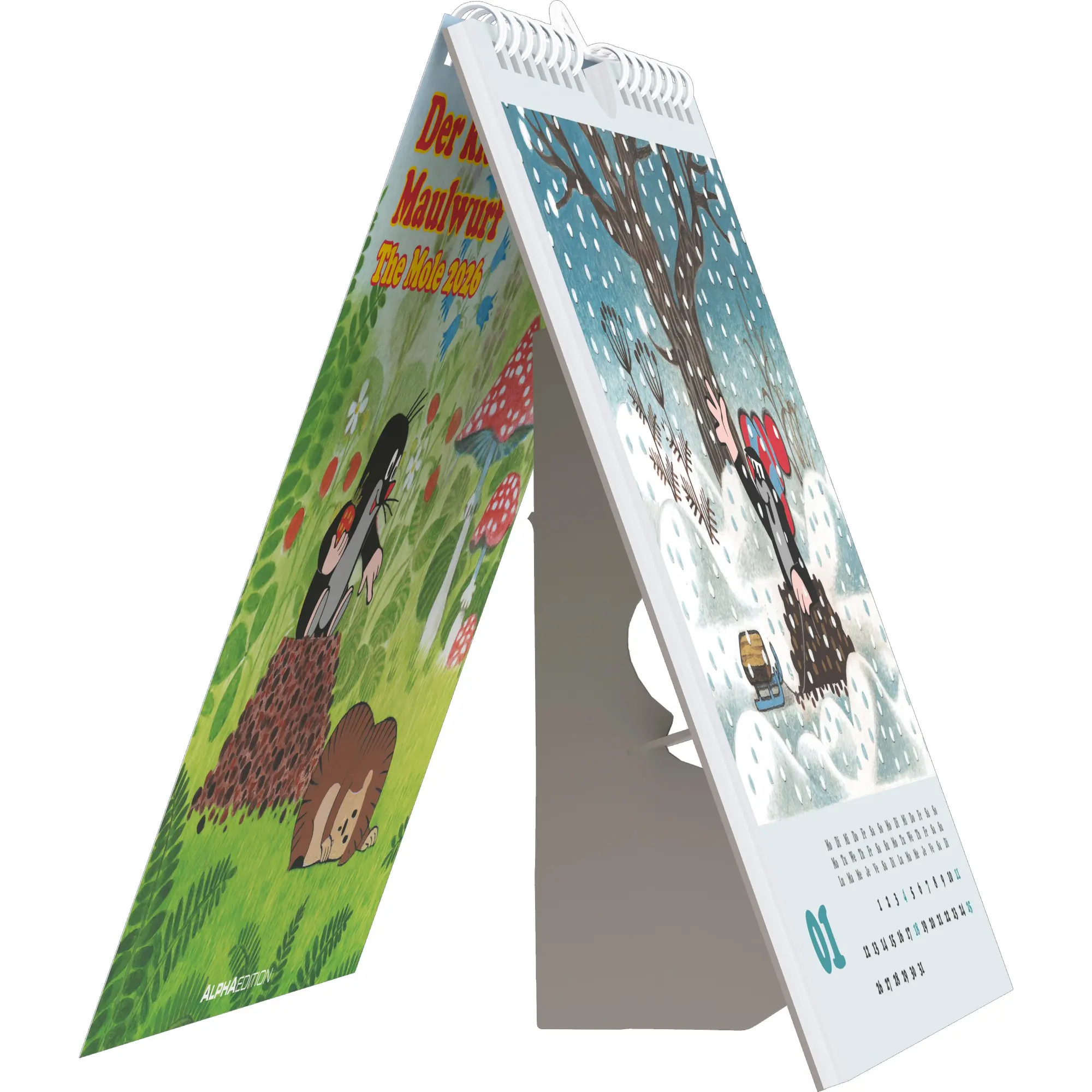 Bild: 4069095003392 | Alpha Edition - Der kleine Maulwurf 2026 Postkartenkalender,...