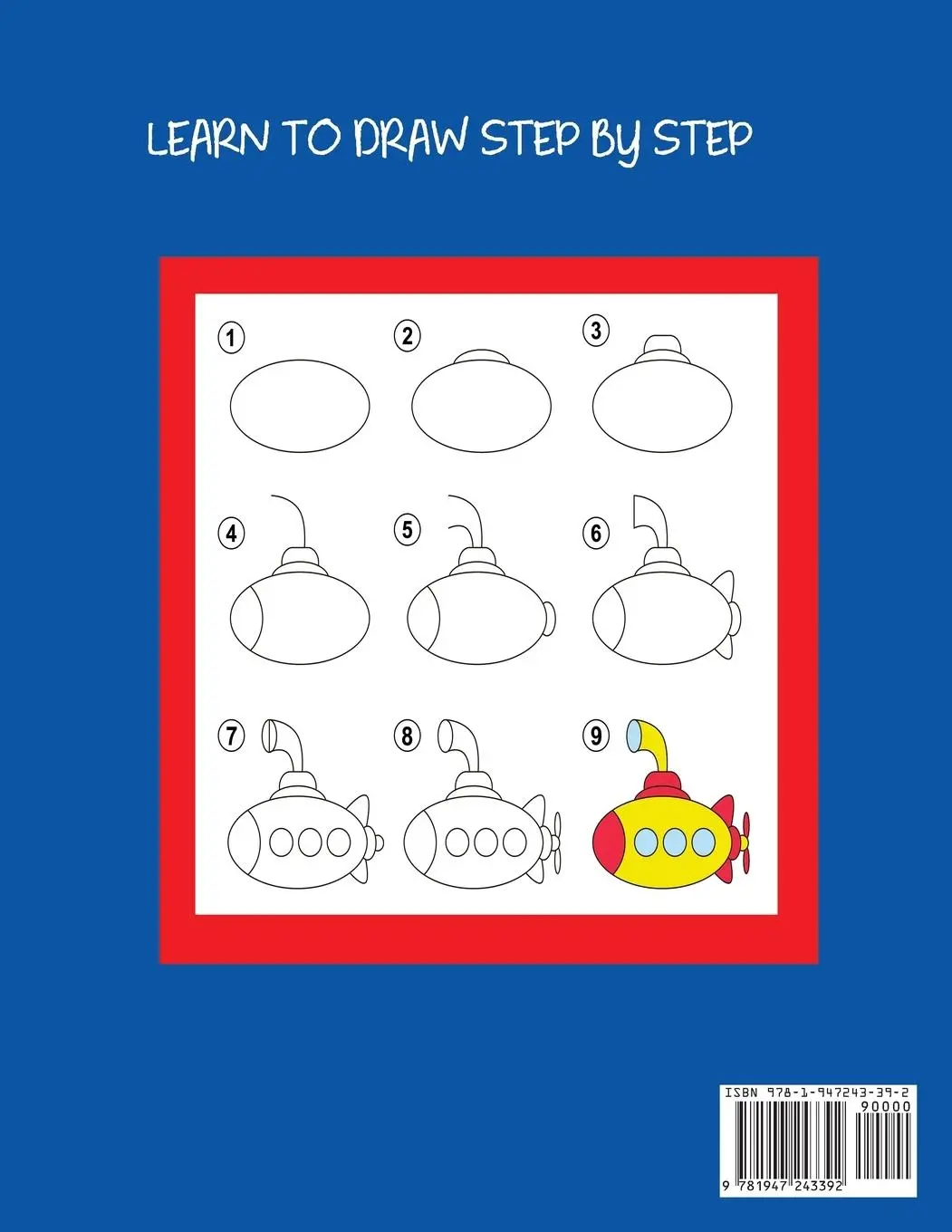 Rückseite: 9781947243392 | How to Draw for Kids | Learn to Draw Step by Step, Easy and Fun | Kids