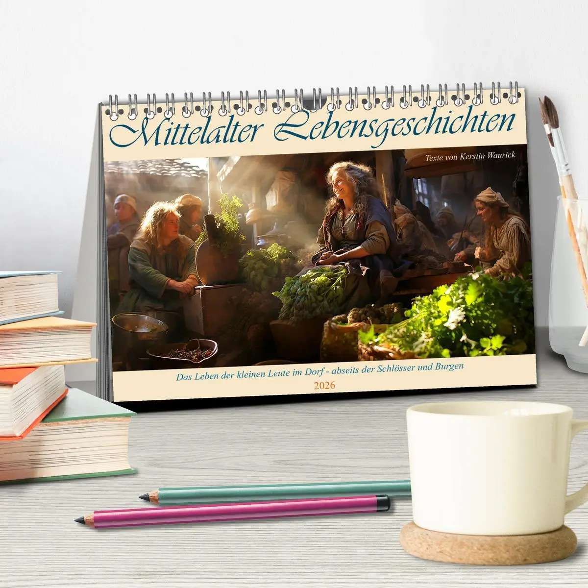 Bild: 9783457513392 | Mittelalter Lebensgeschichten (Tischkalender 2026 DIN A5 quer),...
