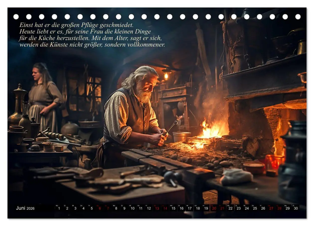 Bild: 9783457513392 | Mittelalter Lebensgeschichten (Tischkalender 2026 DIN A5 quer),...