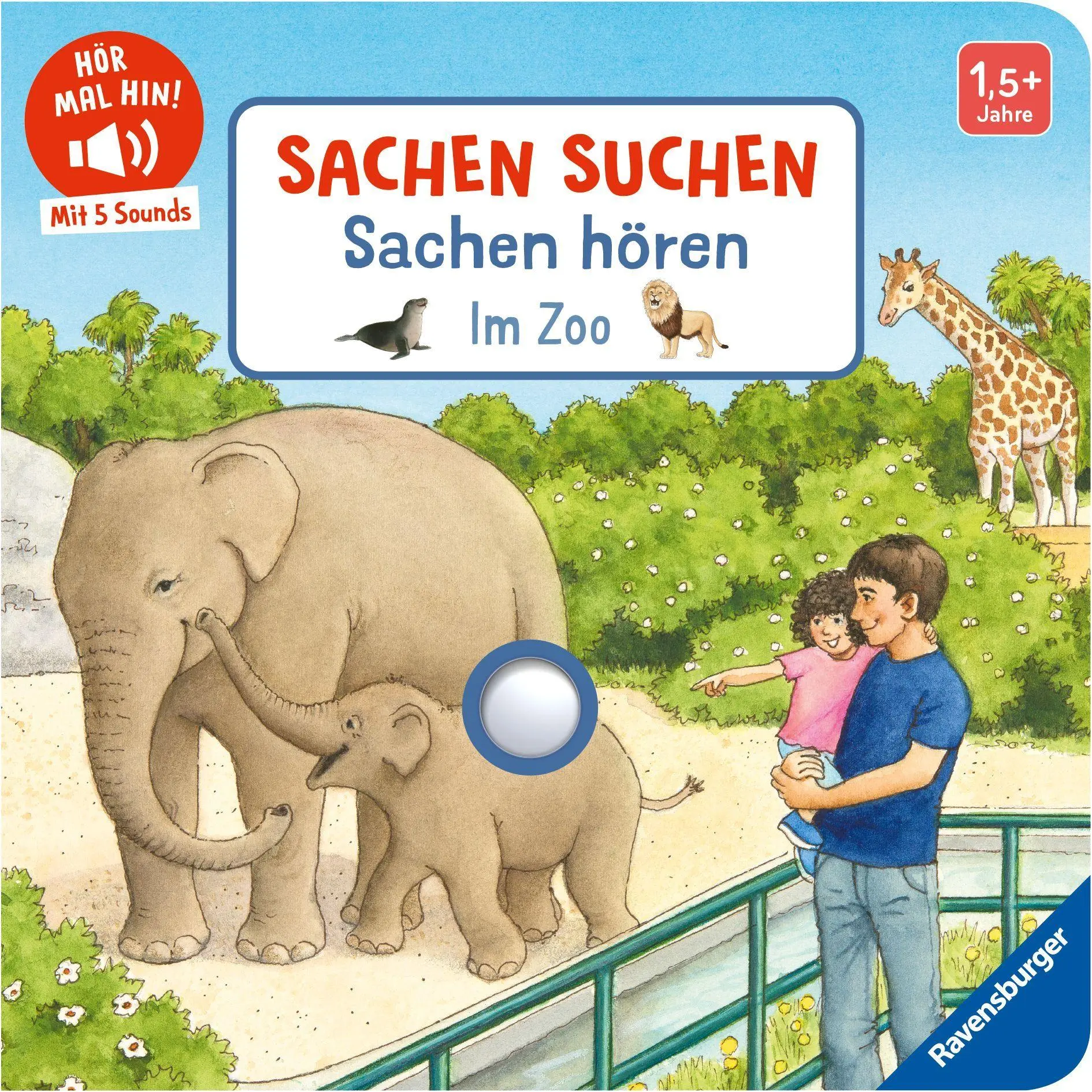 Cover: 9783473423392 | Hör mal hin - Sachen suchen, Sachen hören: Im Zoo | Frauke Nahrgang