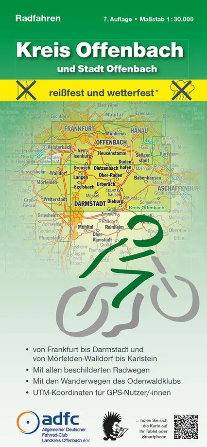 Cover: 9783947593392 | Radfahren - Kreis Offenbach und Stadt Offenbach | Michael Messer