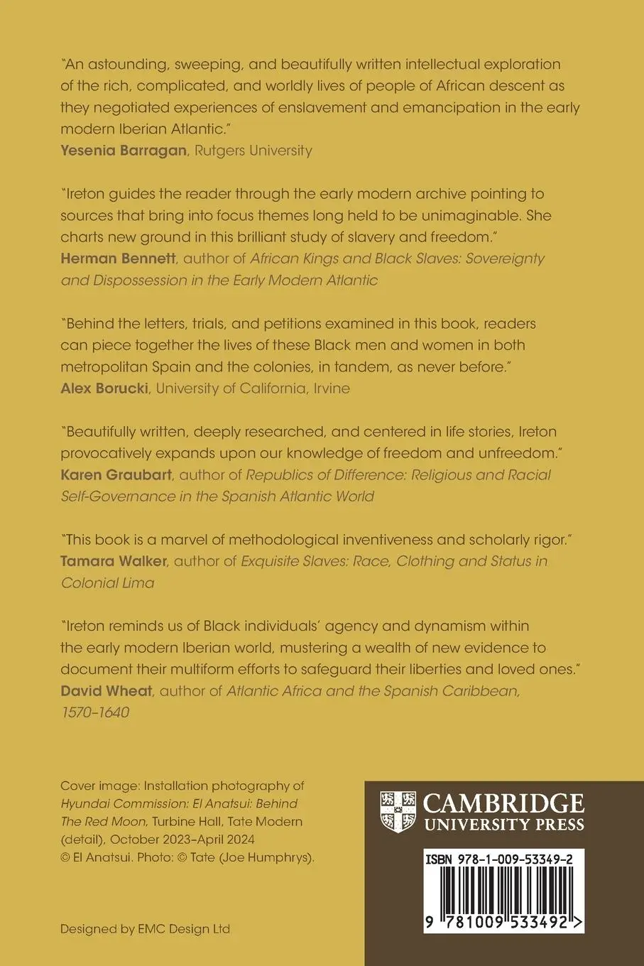 Rückseite: 9781009533492 | Slavery and Freedom in Black Thought in the Early Spanish Atlantic