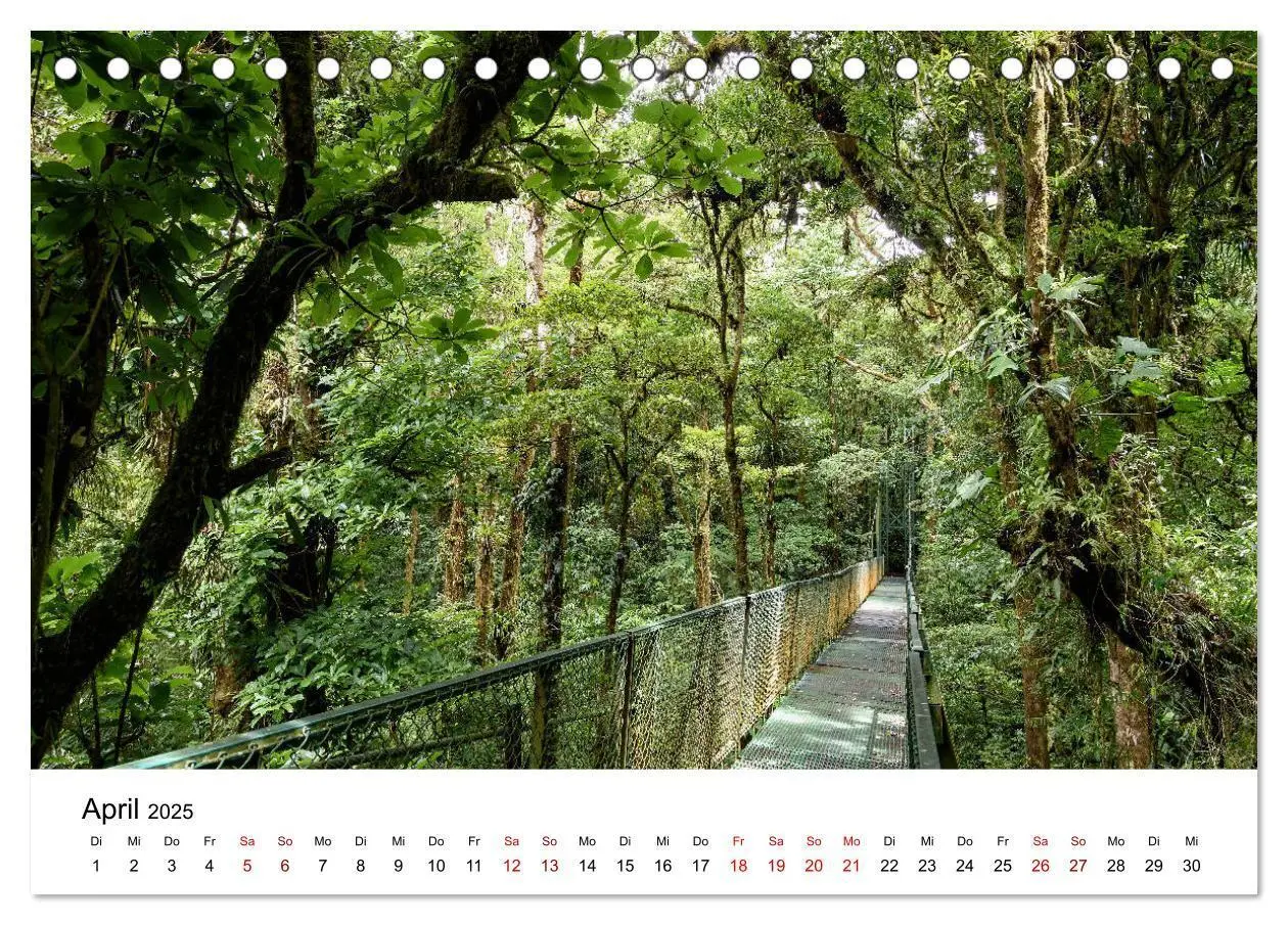 Bild: 9783435273492 | Costa Rica - das Naturparadies (Tischkalender 2025 DIN A5 quer),...