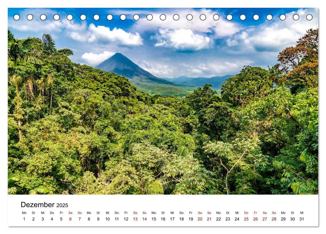 Bild: 9783435273492 | Costa Rica - das Naturparadies (Tischkalender 2025 DIN A5 quer),...