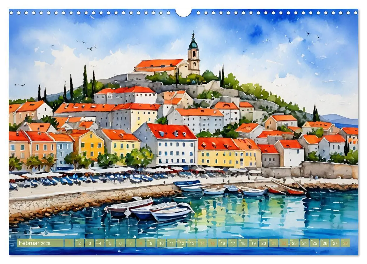 Bild: 9783457363492 | Urlaubsparadies Kroatien (Wandkalender 2026 DIN A3 quer), CALVENDO...