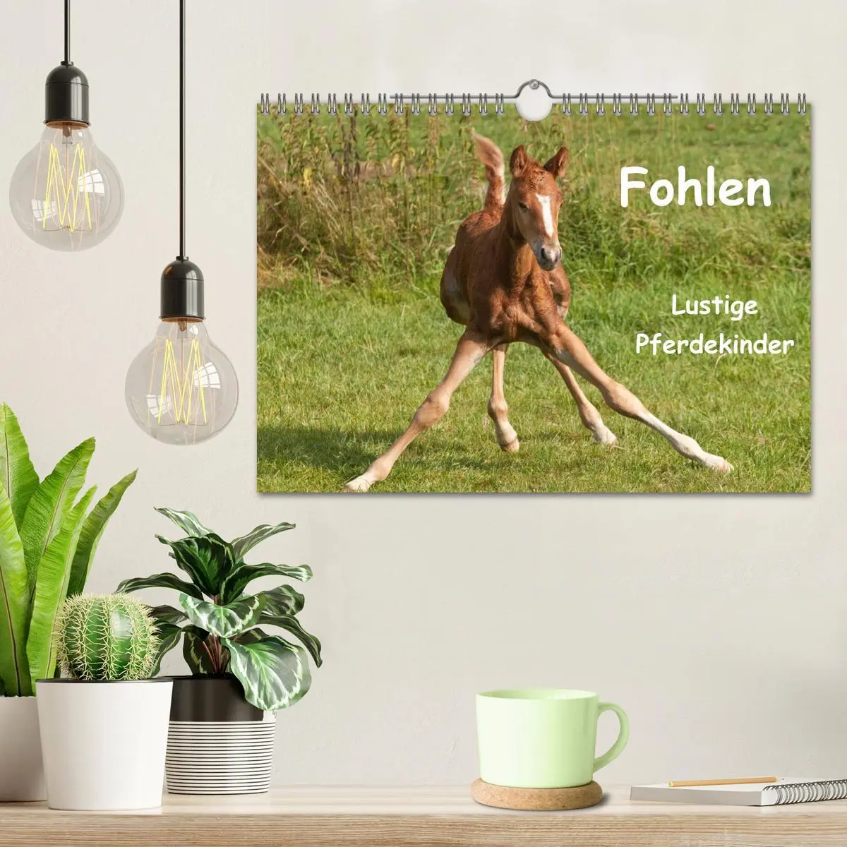 Bild: 9783457983492 | Fohlen - Lustige Pferdekinder (Wandkalender 2026 DIN A4 quer),...