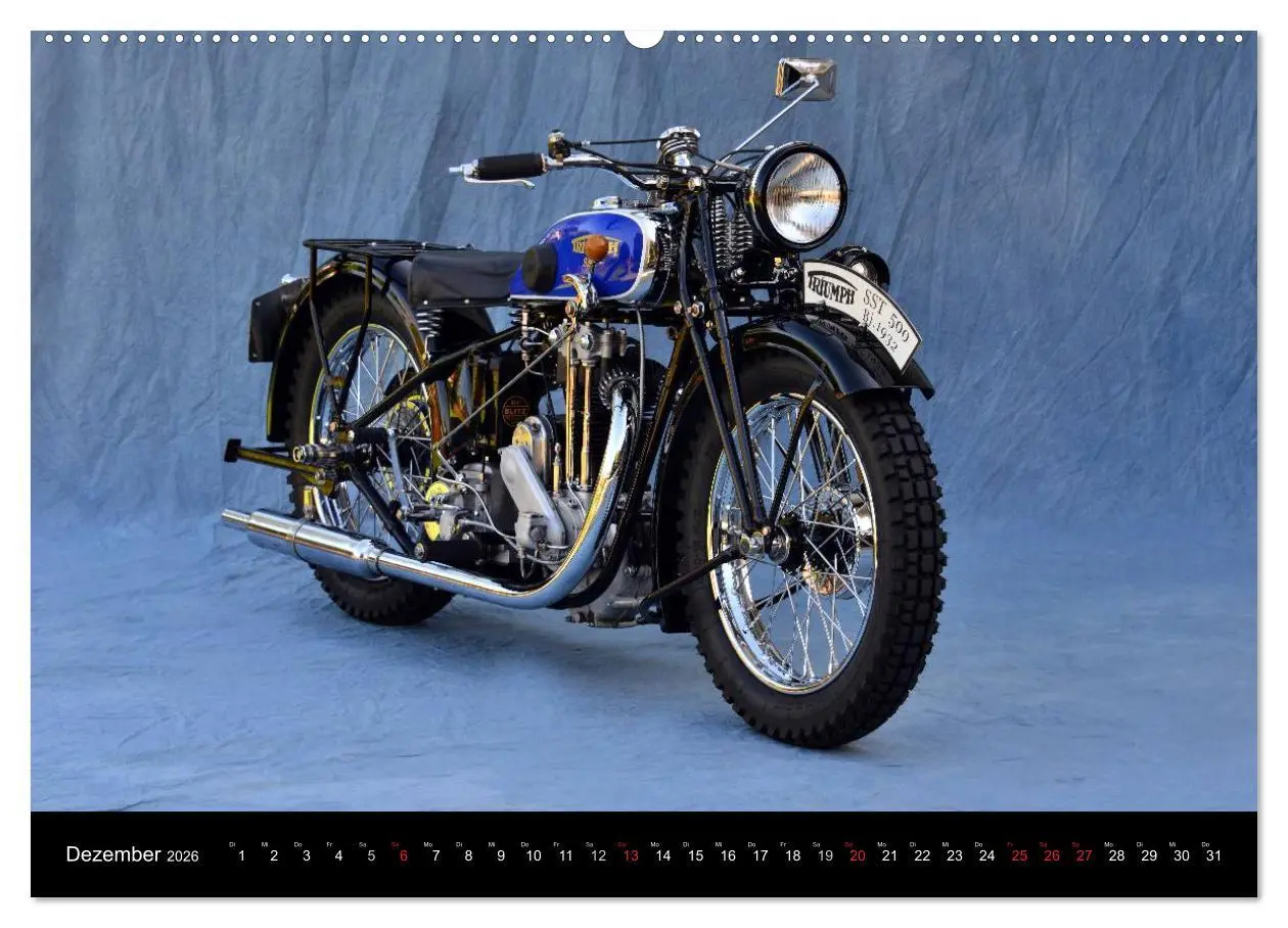 Bild: 9783516213492 | Triumph SST 500 (hochwertiger Premium Wandkalender 2026 DIN A2...