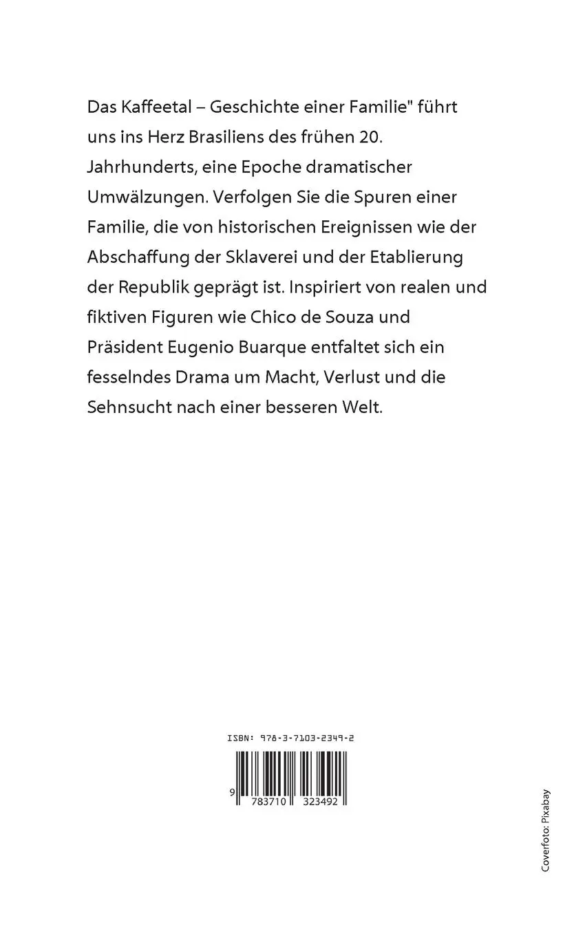 Rückseite: 9783710323492 | Das Kaffeetal | Geschichte einer Familie | Graça Magalhães-Ruether