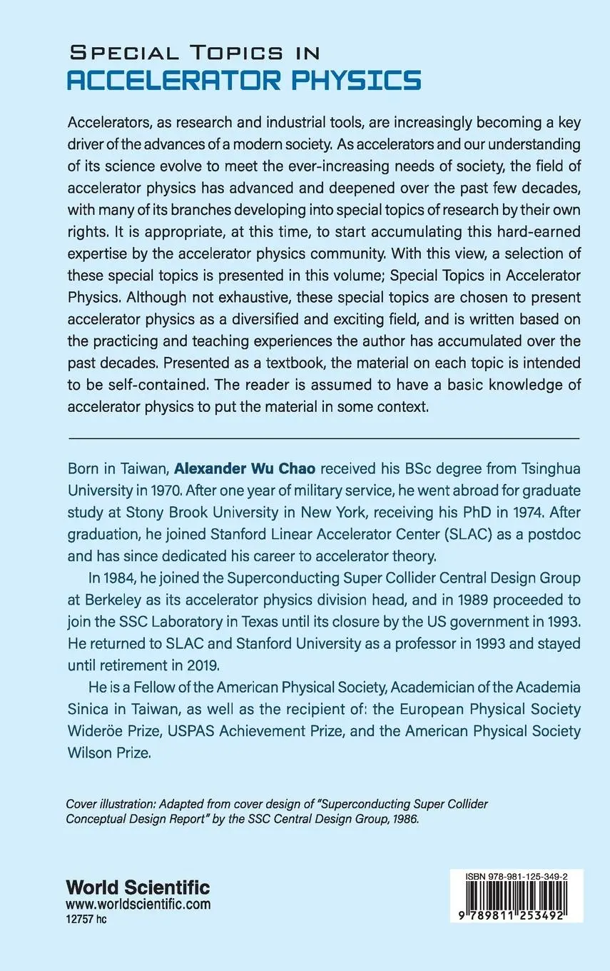 Rückseite: 9789811253492 | SPECIAL TOPICS IN ACCELERATOR PHYSICS | Alexander Wu Chao | Buch