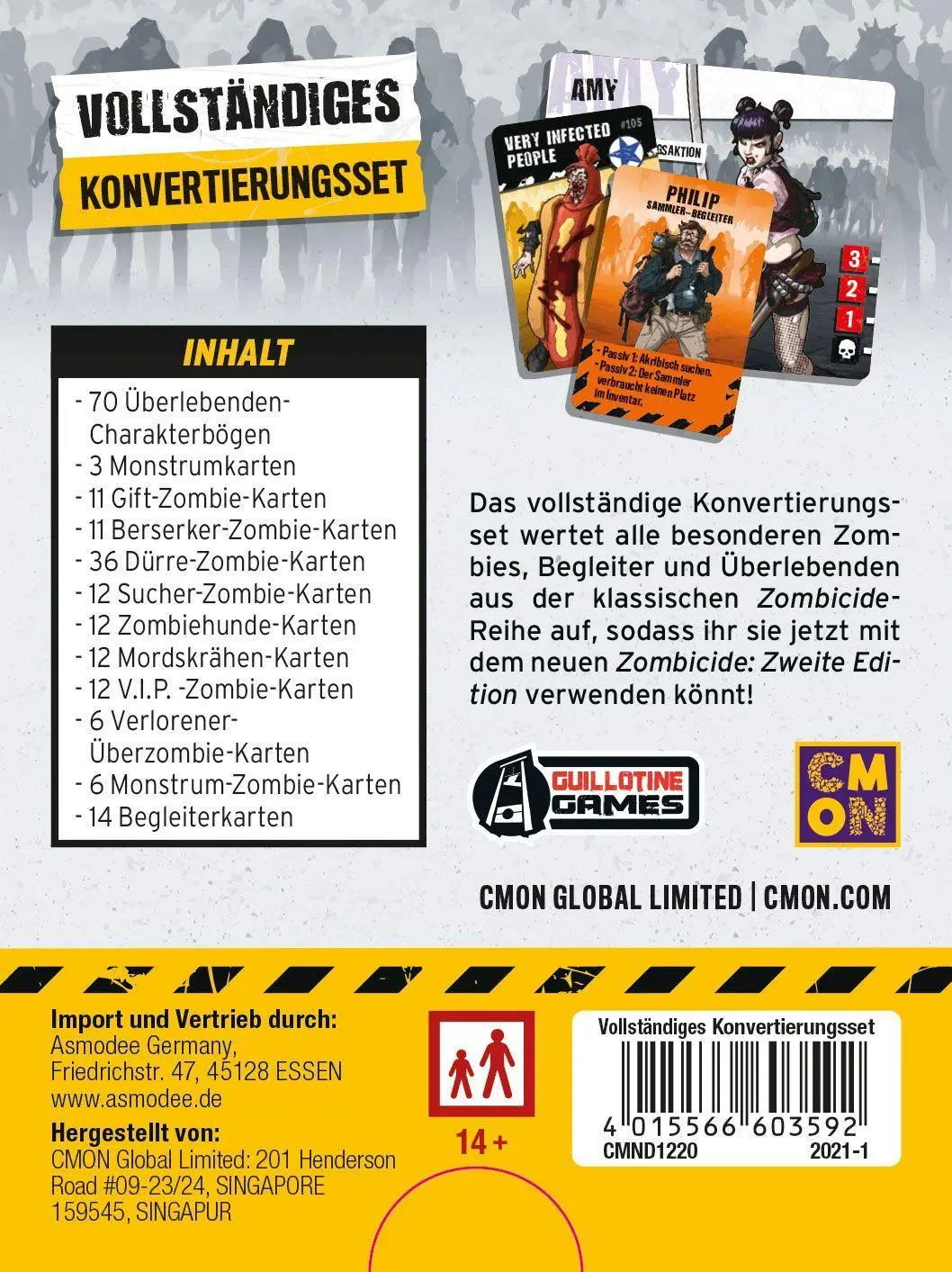 Bild: 4015566603592 | Zombicide 2. Edition - Vollständiges Konvertierungsset | Spiel | 2022