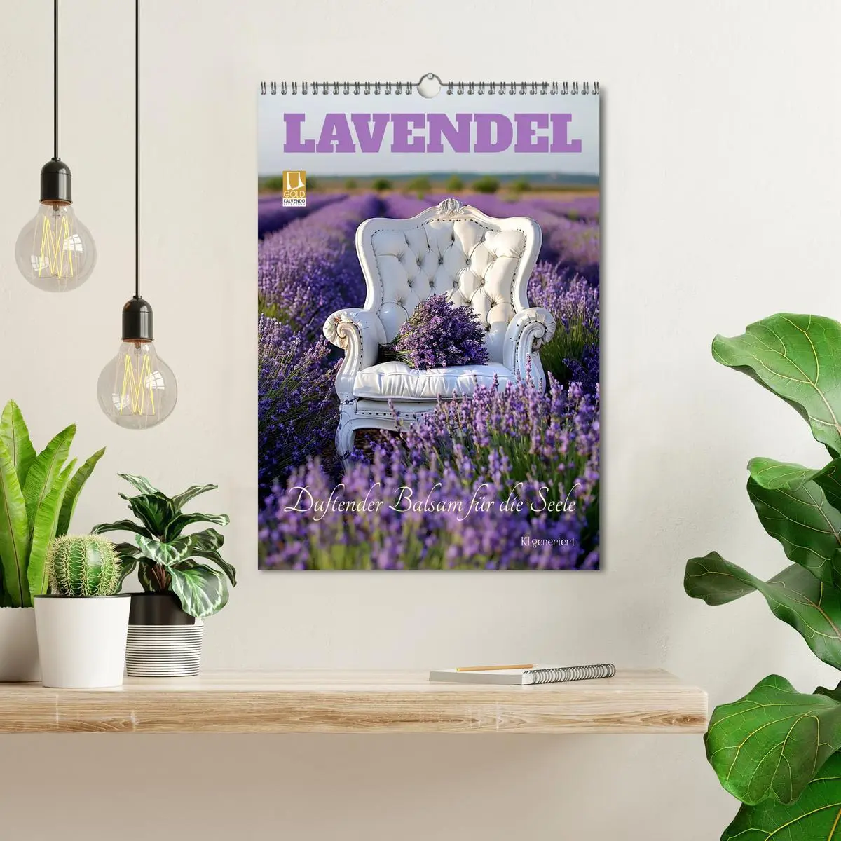 Bild: 9783457283592 | Lavendel (Wandkalender 2026 DIN A3 hoch), CALVENDO Monatskalender