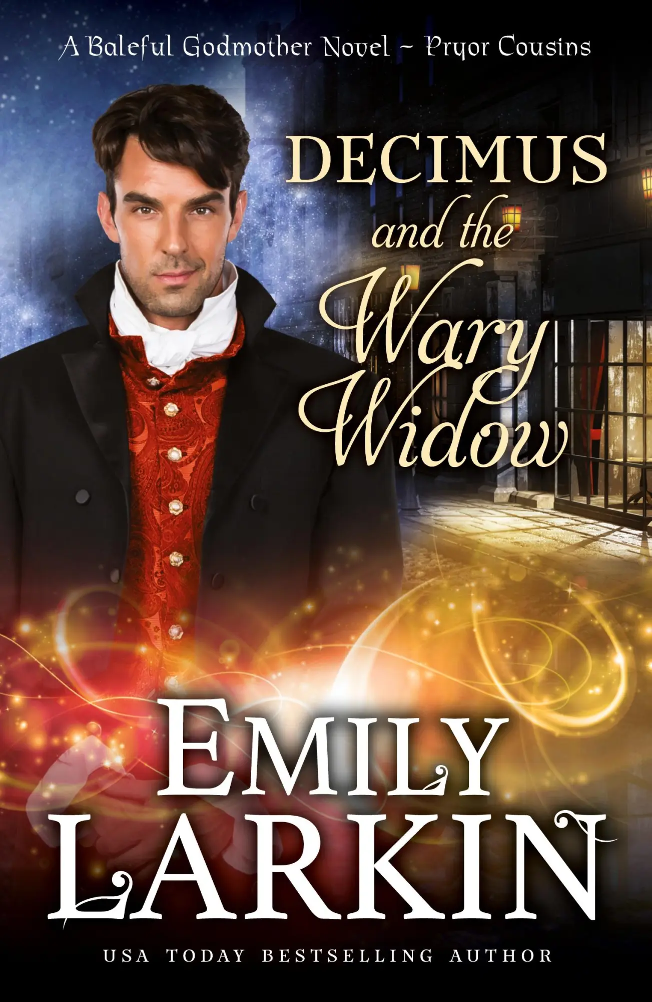 Cover: 9780995143692 | Decimus and the Wary Widow | A Baleful Godmother Novel | Emily Larkin