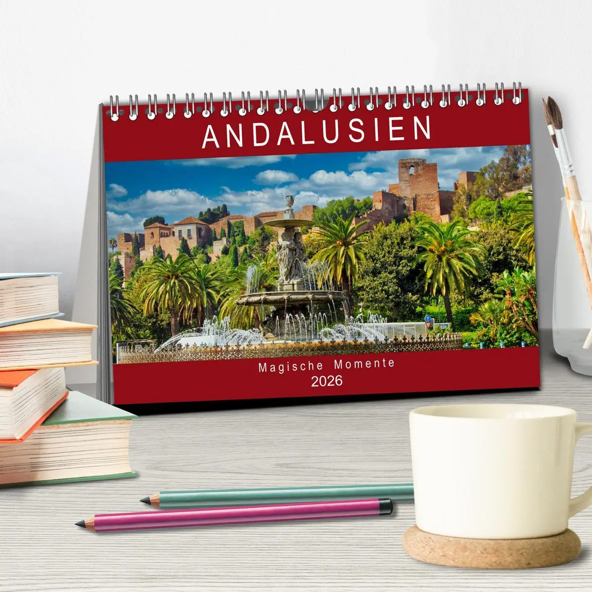 Bild: 9783457653692 | Andalusien - Magische Momente (Tischkalender 2026 DIN A5 quer),...