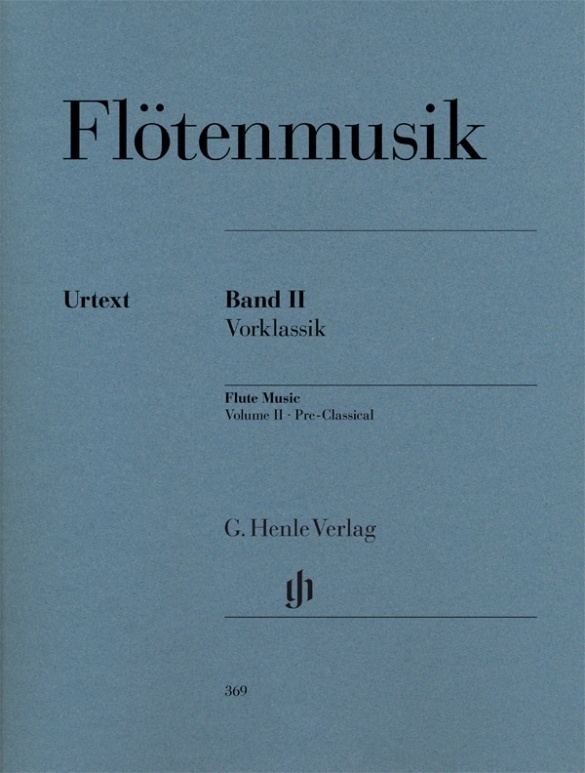 Cover: 9790201803692 | Flötenmusik II - Vorklassik | Besetzung: Flöte und Klavier | Buch