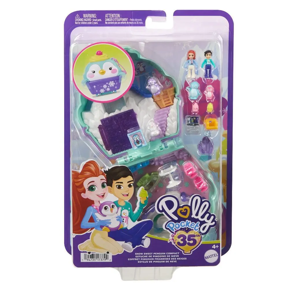 Cover: 194735173792 | Polly Pocket Snow Sweet Penguin | Blister | HRD34 | 2024 | Mattel