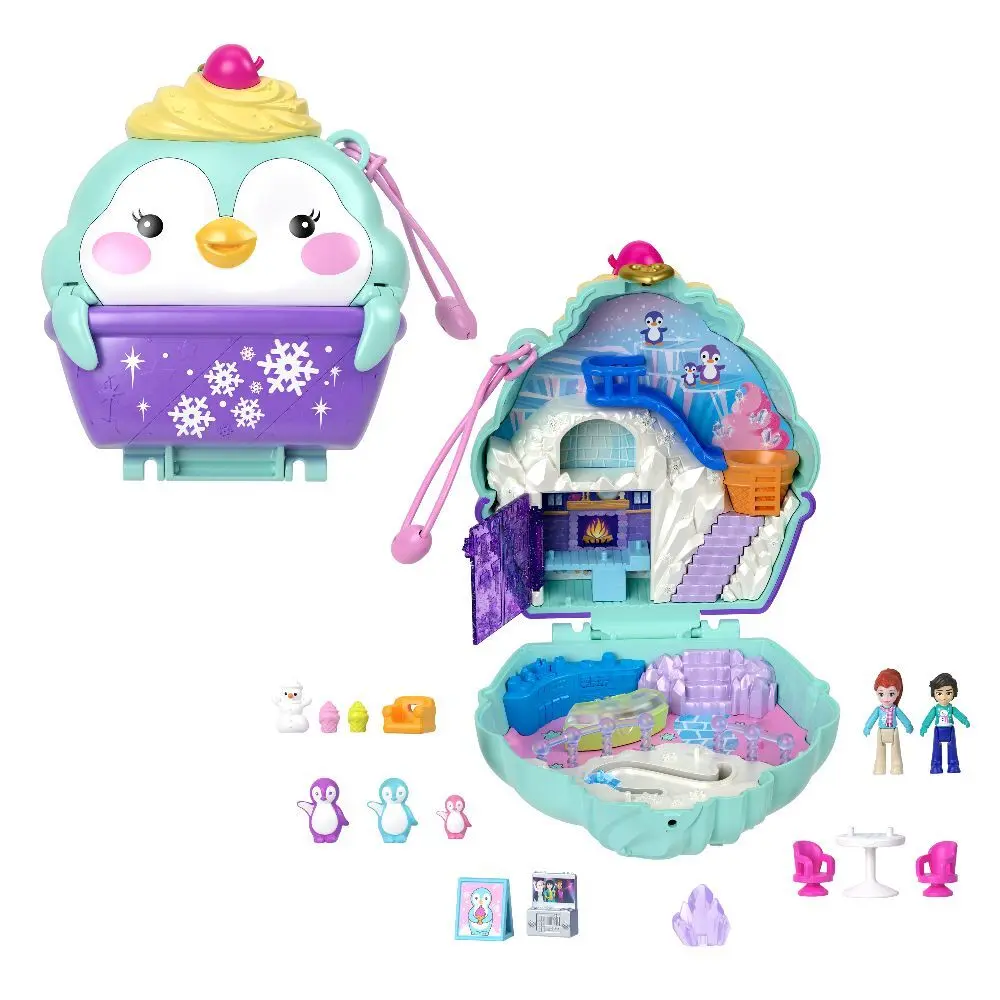 Bild: 194735173792 | Polly Pocket Snow Sweet Penguin | Blister | HRD34 | 2024 | Mattel