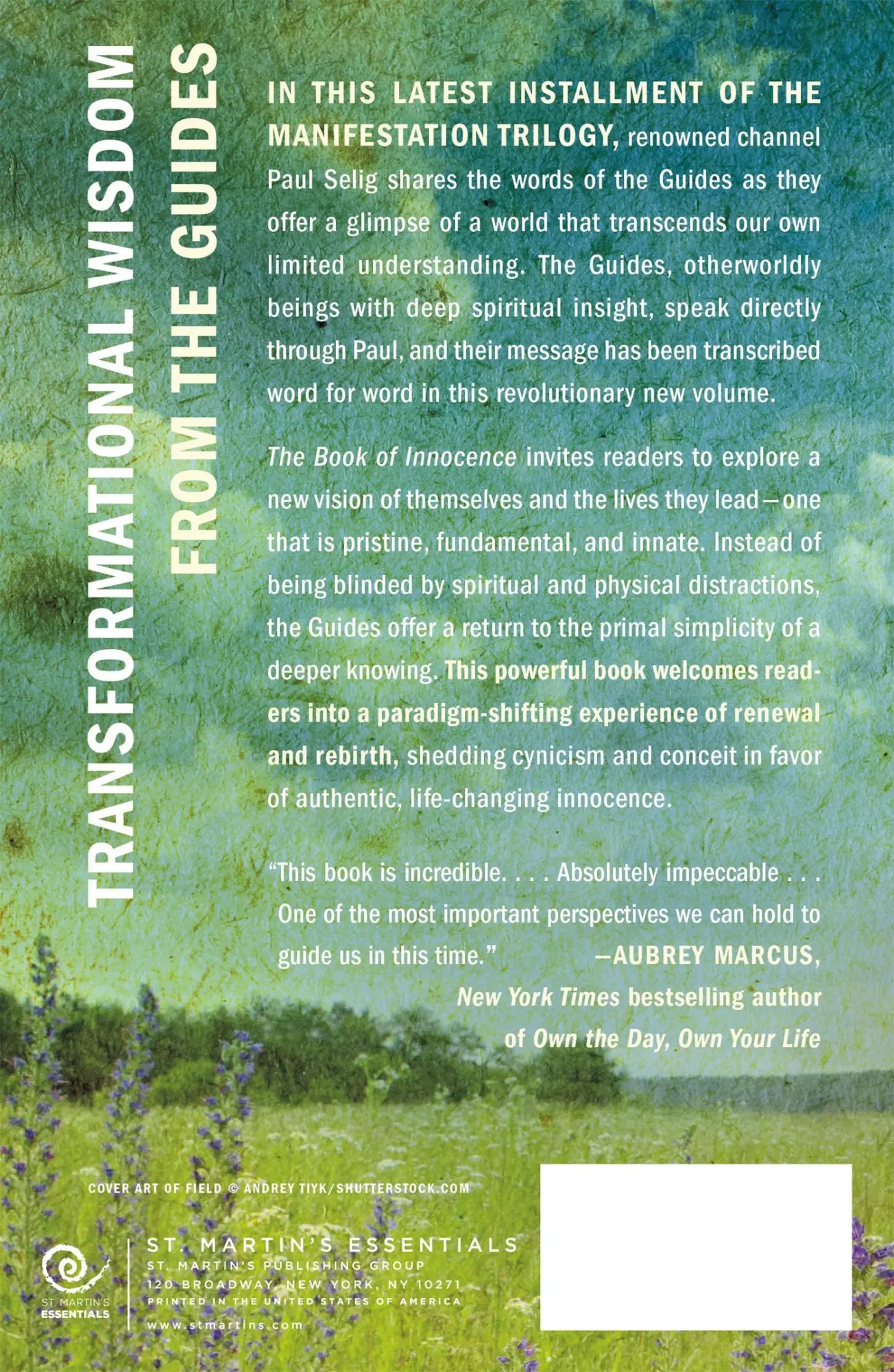 Rückseite: 9781250833792 | The Book of Innocence: A Channeled Text | Paul Selig | Taschenbuch