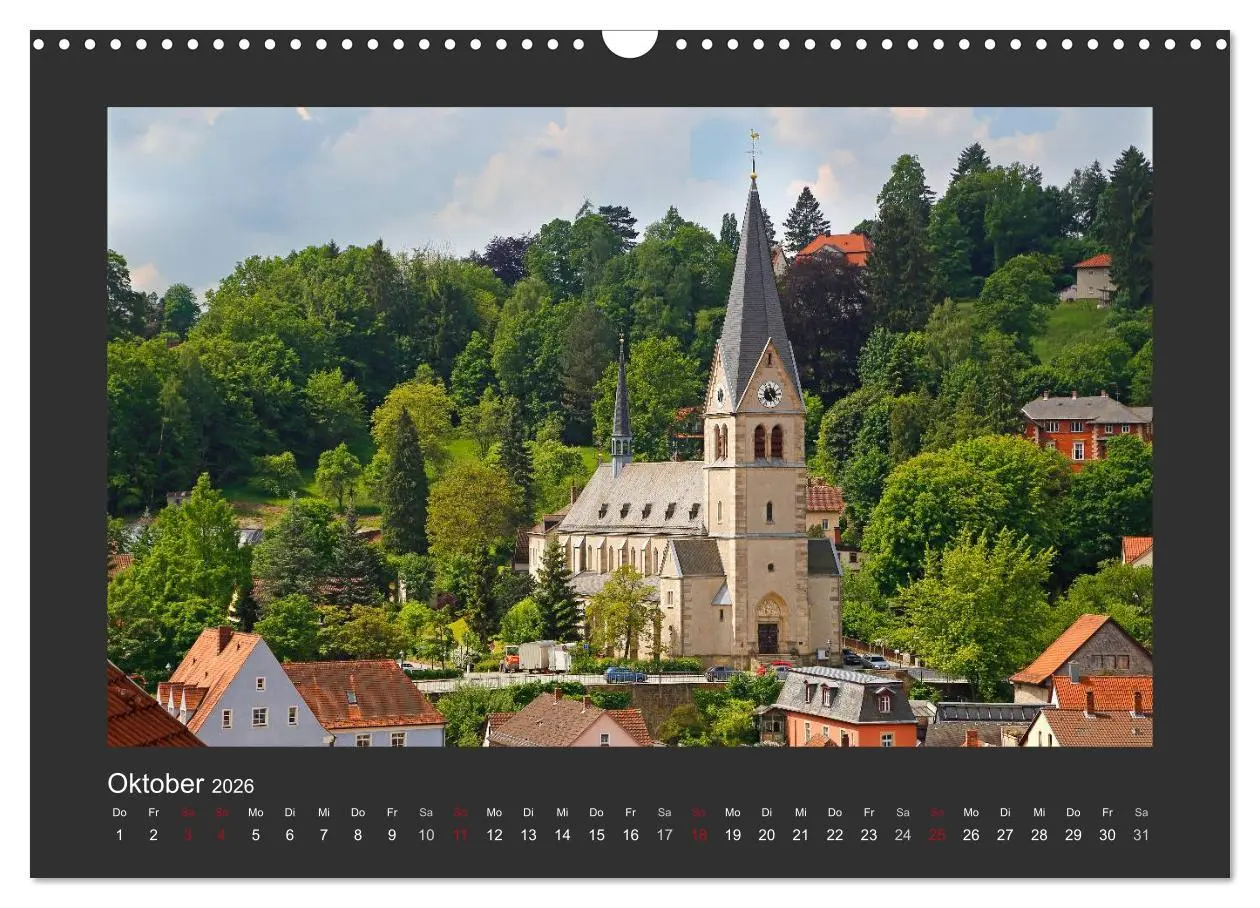 Bild: 9783516113792 | Kulmbach (Wandkalender 2026 DIN A3 quer), CALVENDO Monatskalender