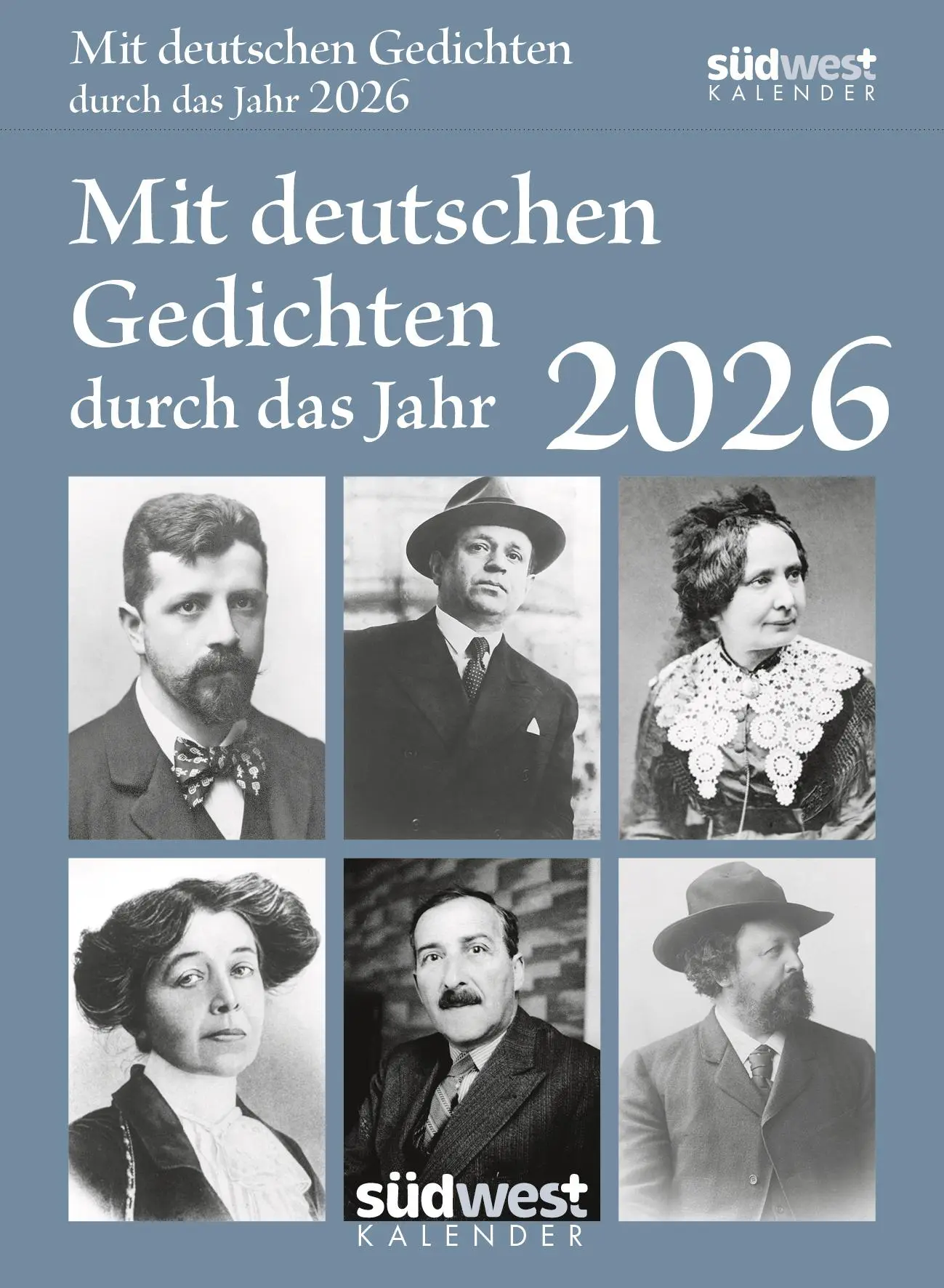 Cover: 9783517103792 | Mit deutschen Gedichten durch das Jahr 2026 - Tagesabreißkalender...