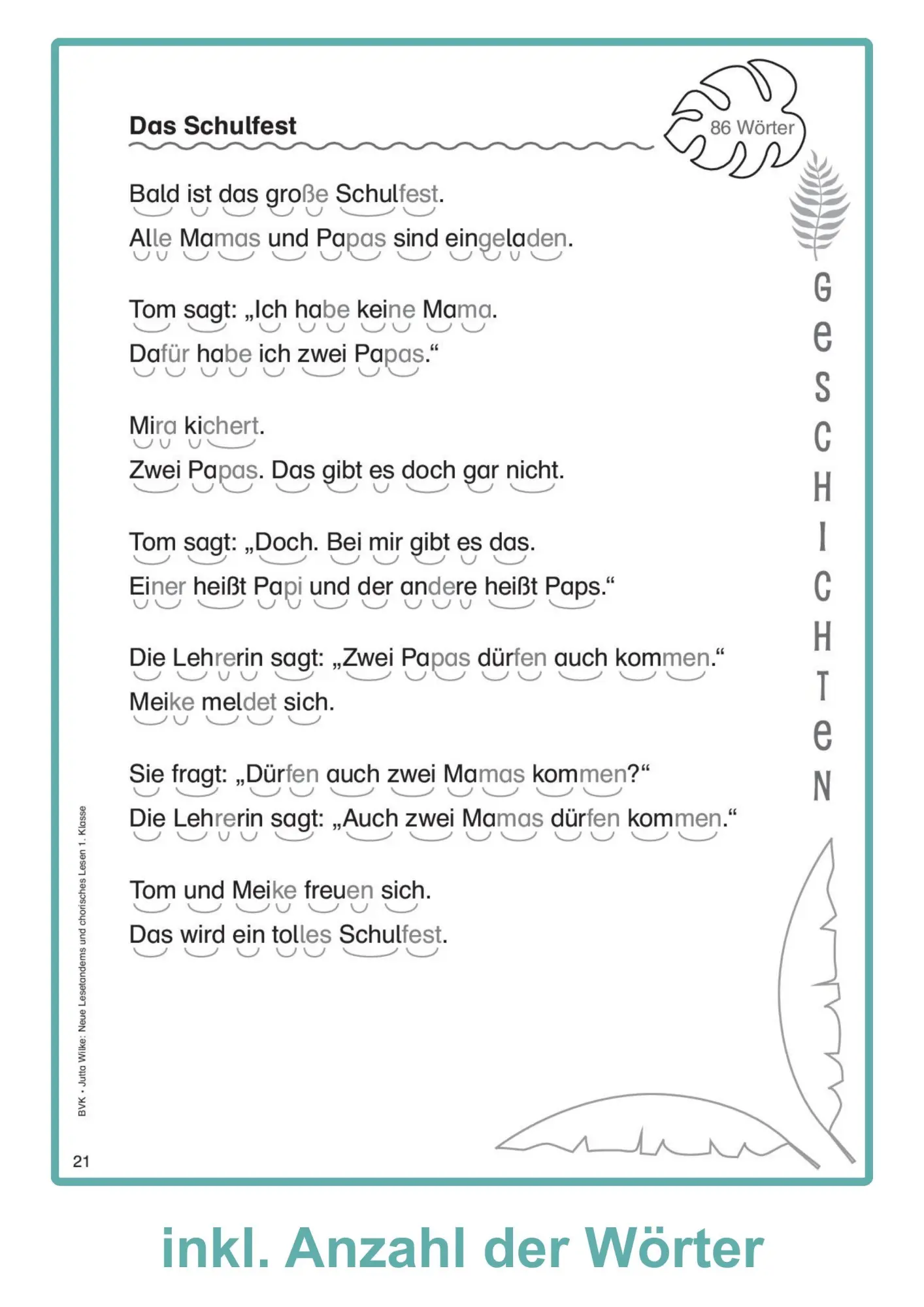 Bild: 9783965203792 | Neue Lesetandems und chorisches Lesen 1. Klasse | Jutta Wilke | 32 S.