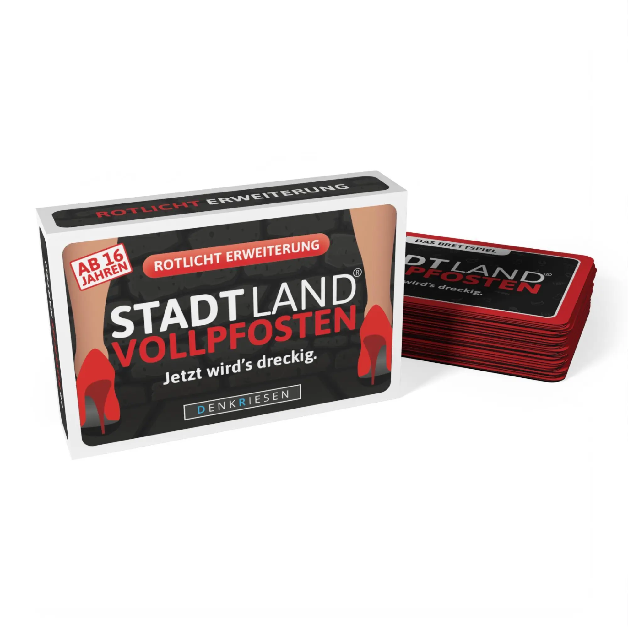 Cover: 4260528093892 | DENKRIESEN - STADT LAND VOLLPFOSTEN® - Das Brettspiel - ERWEITERUNG...