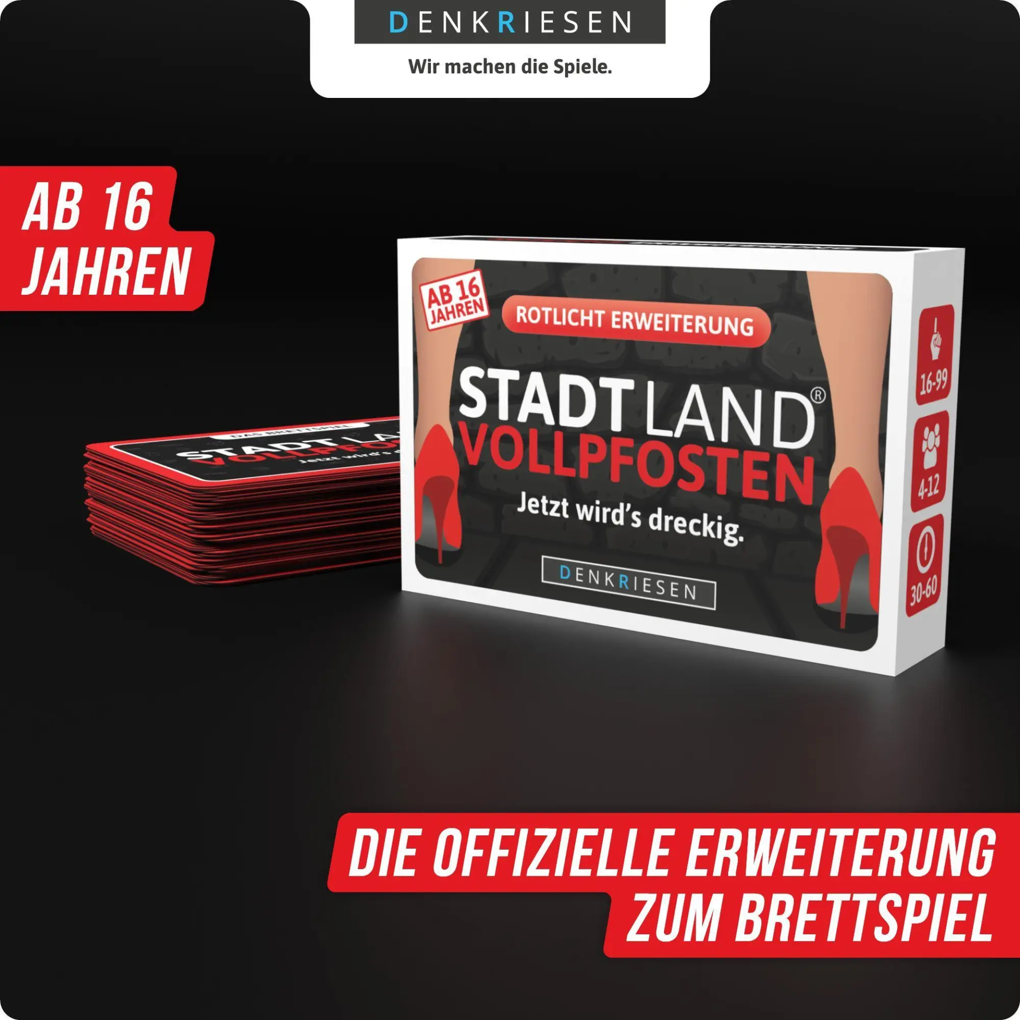 Bild: 4260528093892 | DENKRIESEN - STADT LAND VOLLPFOSTEN® - Das Brettspiel - ERWEITERUNG...