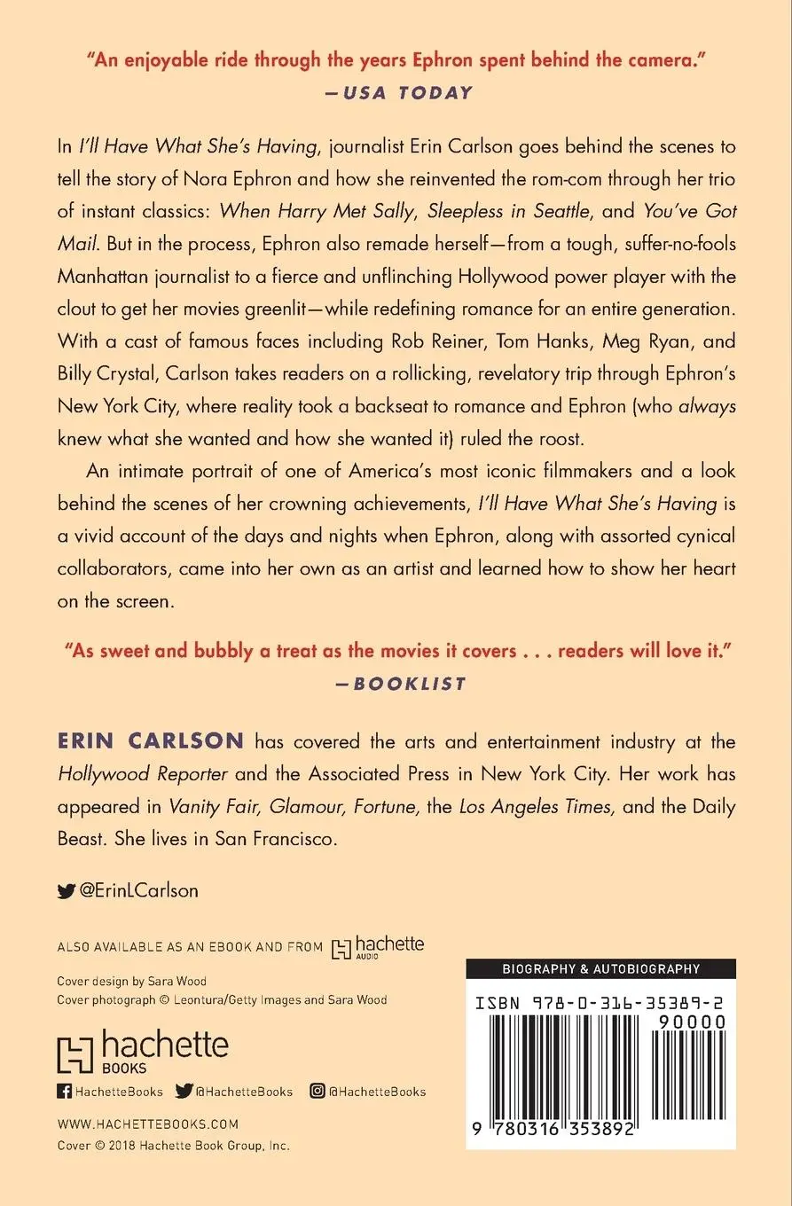 Rückseite: 9780316353892 | I'll Have What She's Having | Erin Carlson | Taschenbuch | Englisch