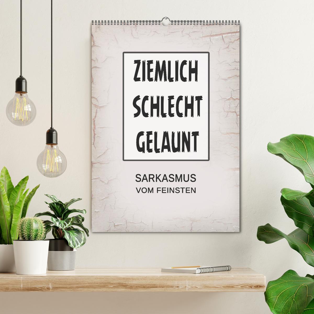 Bild: 9783457183892 | Ziemlich schlecht gelaunt (Wandkalender 2025 DIN A2 hoch), CALVENDO...