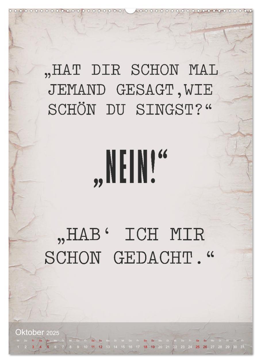 Bild: 9783457183892 | Ziemlich schlecht gelaunt (Wandkalender 2025 DIN A2 hoch), CALVENDO...
