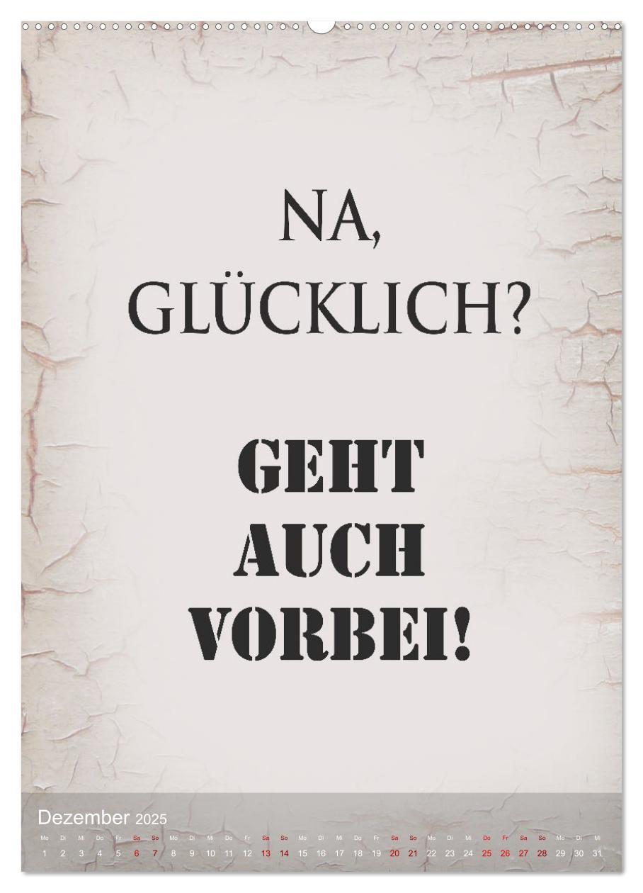 Bild: 9783457183892 | Ziemlich schlecht gelaunt (Wandkalender 2025 DIN A2 hoch), CALVENDO...