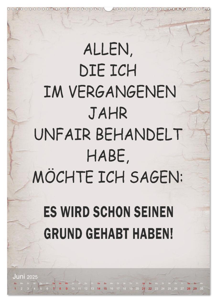 Bild: 9783457183892 | Ziemlich schlecht gelaunt (Wandkalender 2025 DIN A2 hoch), CALVENDO...