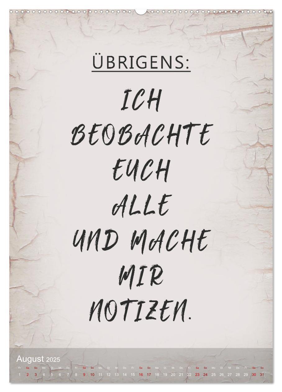 Bild: 9783457183892 | Ziemlich schlecht gelaunt (Wandkalender 2025 DIN A2 hoch), CALVENDO...
