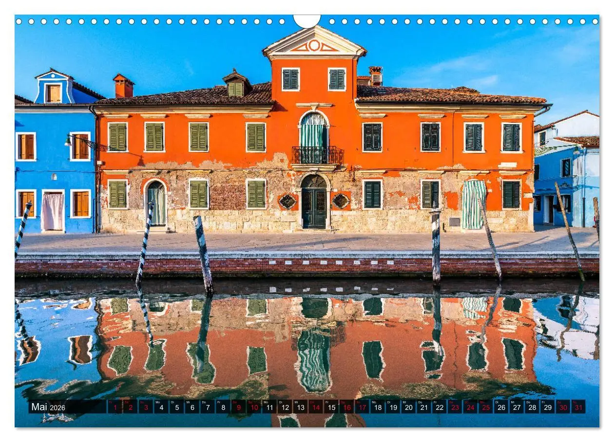 Bild: 9783457703892 | Burano - Die Insel der bunten Häuser (Wandkalender 2026 DIN A3...