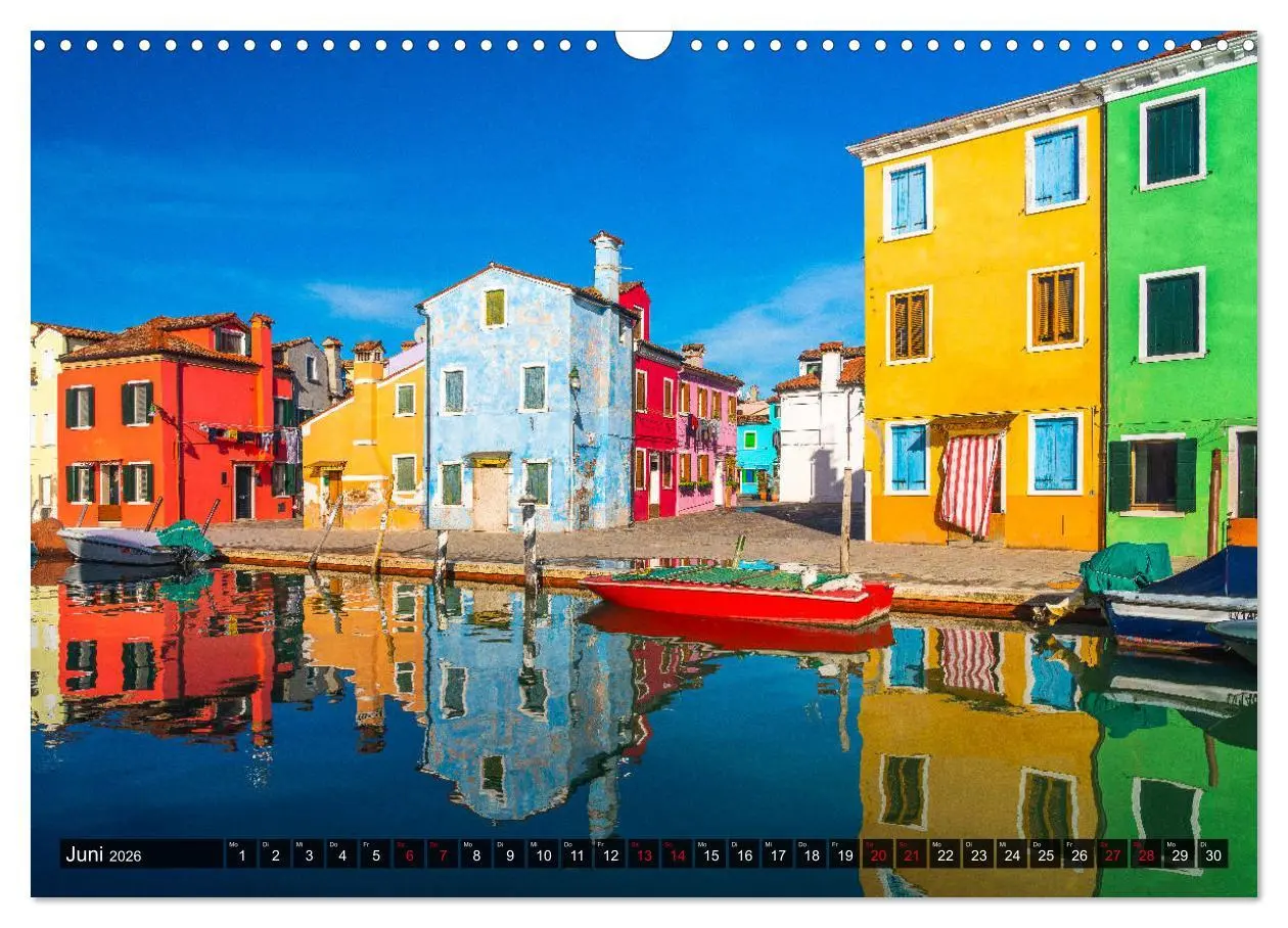 Bild: 9783457703892 | Burano - Die Insel der bunten Häuser (Wandkalender 2026 DIN A3...