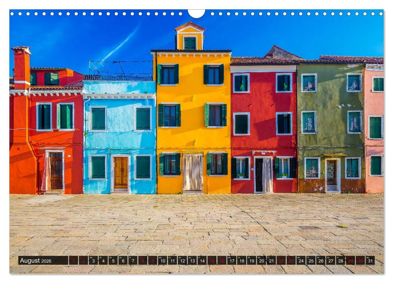 Bild: 9783457703892 | Burano - Die Insel der bunten Häuser (Wandkalender 2026 DIN A3...